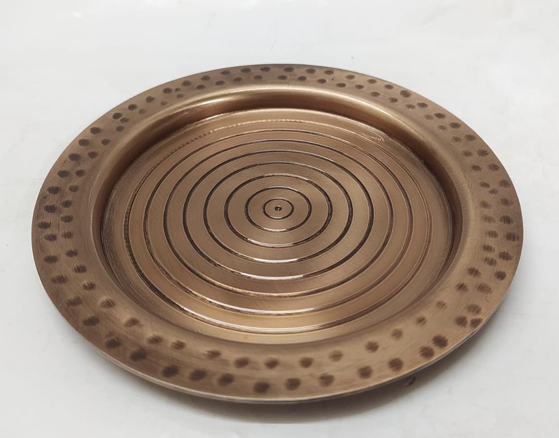 Copper Hammered Charger Plate