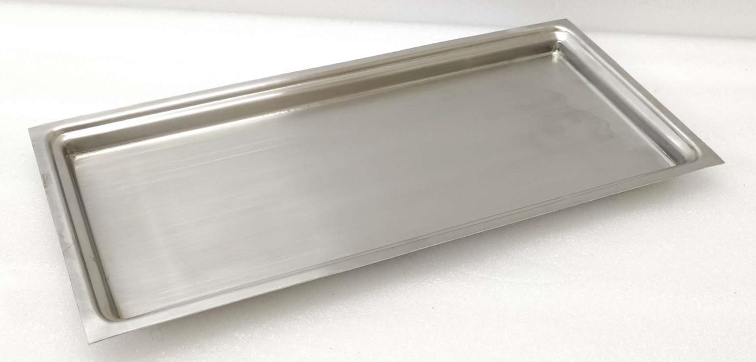 Brushed Stainless Steel Service Tray
