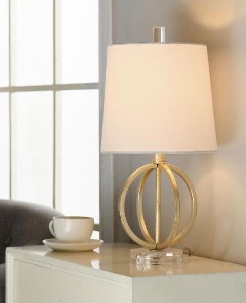 Orbital Sphere Cage Table Lamp