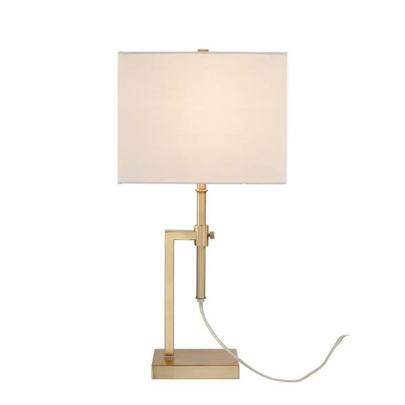Sculptural Angled-Leg Table Lamp