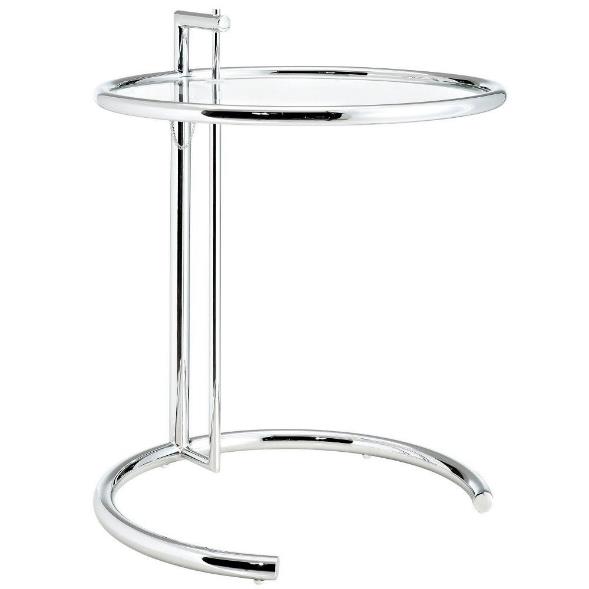 Black Glass Top Side Table with Brass Legs