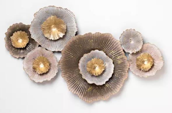 Sculptural Flower & Lily Wall Art – 7-Bloom Set