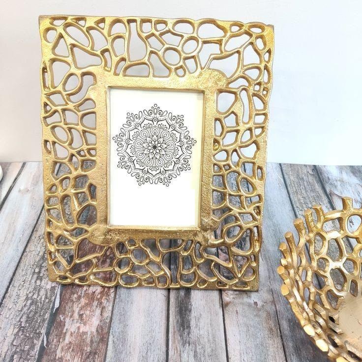 Filigree Metal Photo Frame